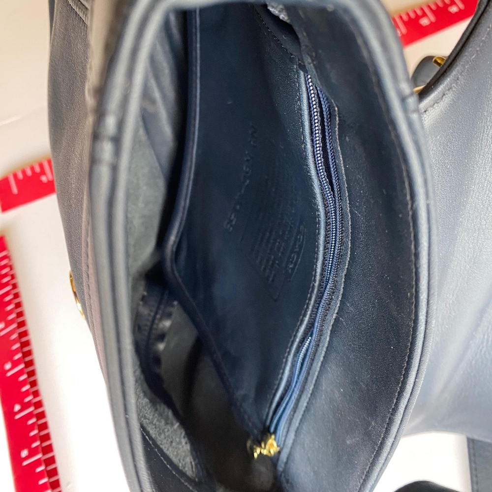 Coach Vintage Soho Purse-- Navy Leather - Picture 5 of 6